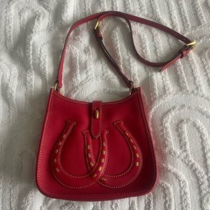 Red Western Horseshoe Crossbody Purse